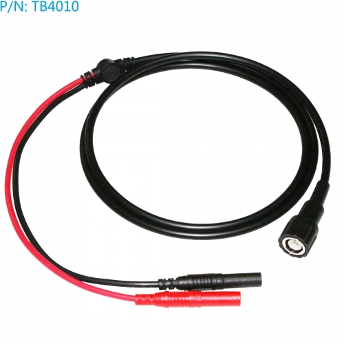 High quality TB4010 oscilloscope signal source output line 50 ohm copper insulated BNC 4mm sheath plug head
