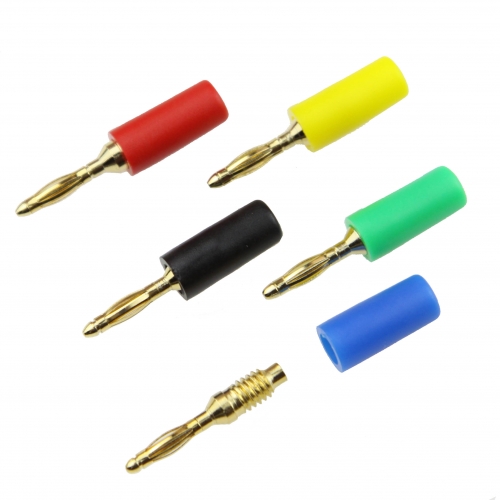 BP2203 Gold 2mm banana plug welding type test plug