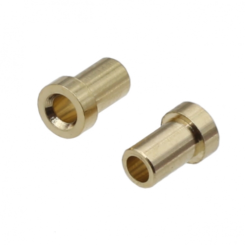 BS2008 brass plated 2mm through-hole panel PCB mounting Jack length 6mm open hole 3mm