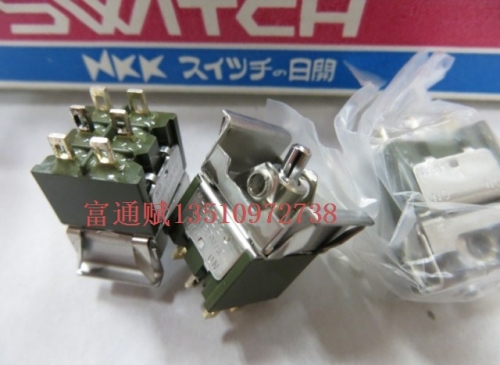 The original imported Japanese NKK button M-2022J switches two toggle 6A 125VAC file 6