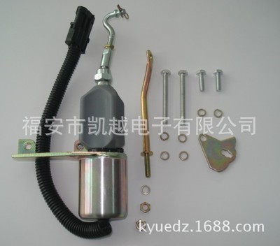 Cummins engine generator solenoid valve stretch type metal oil cut-off solenoid 3974947