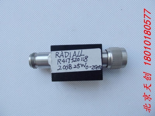 France imported RADIALL RF coaxial attenuator R417320118 20dB 25W 0-2GHz