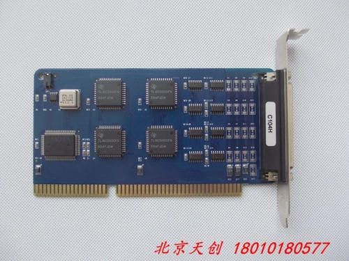 Beijing spot! MOXA C104H ISA interface more than 4 serial card smart RS-232