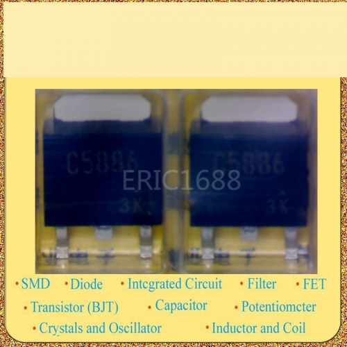 2SC5886 SOT-23 pen NPN triode printing: C5886 -