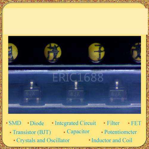 DTC143EET1 SOT-523 NPN pen with damping printing: 8J ON