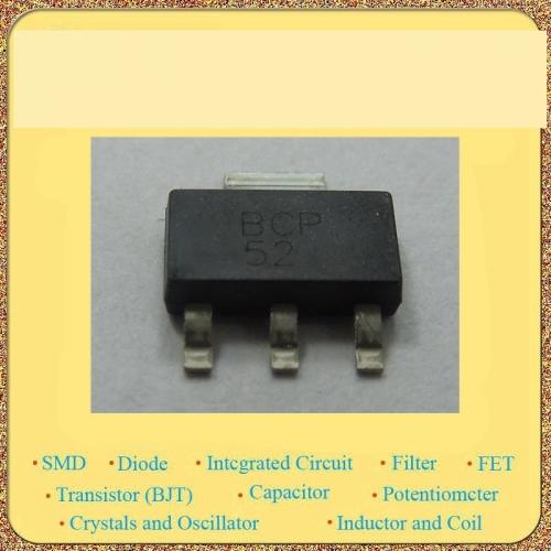 BCP52TA SOT-223 pen PNP triode printing: BCP52 ZETEX/DIODES