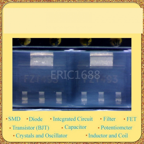 FZT493 SOT-223 pen NPN triode printing: FZT493 ZETEX