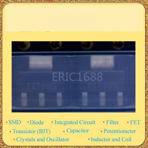 FZT849TA SOT-223 pen NPN triode printing: FZT849 ZETEX