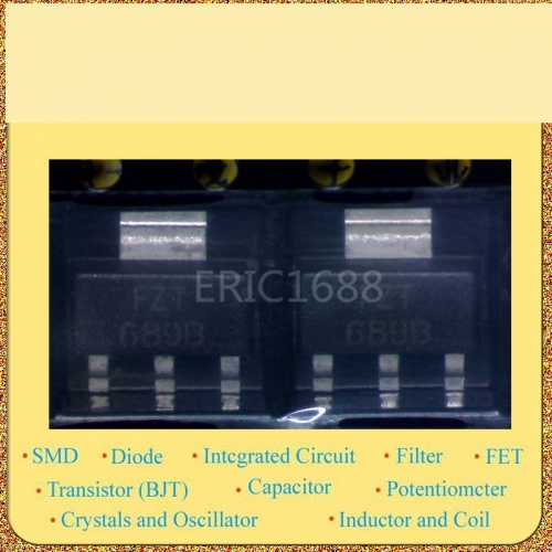 FZT689BTA SOT-223 pen NPN triode printing: FZT689B ZETEX