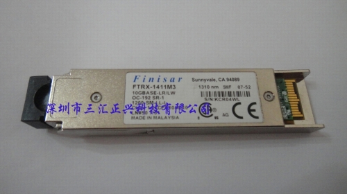 Original Finisar fiber module 10G 10km Gigabit single-mode fiber XFP: FTRX-1411M3