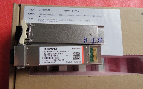 New HUAWEI FTLX8512D3BCL-HW 10G-850NM-0.3KM-MM-XFP