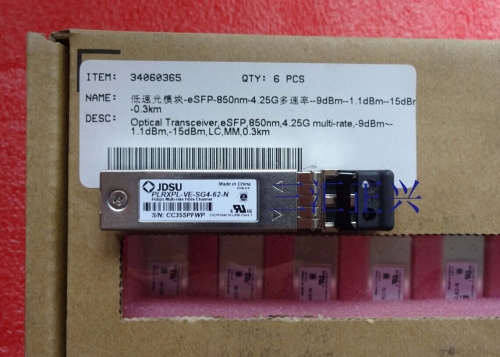 Original JDSU optical module 4G multimode SFP PLRXPL-VE-SG4-62-N compatible with each brand switch