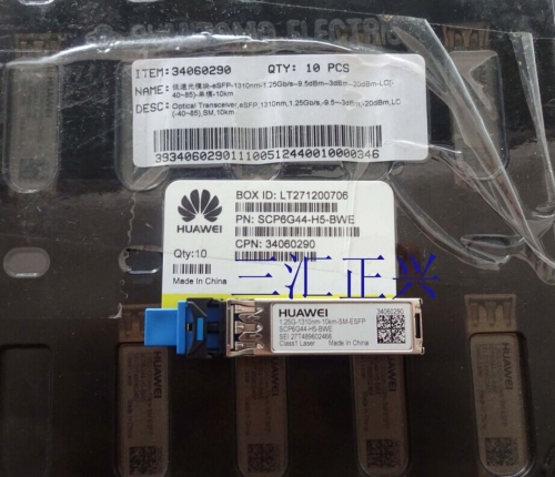 Original HUAWEI Gigabit single-mode SCP6G44-H5-BWE 1310nm 10KM 1.25G 34060290