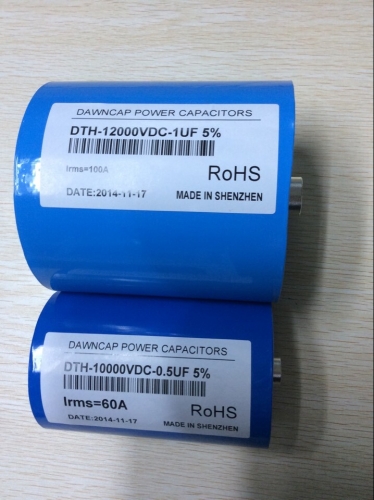 DTH ultra high voltage capacitor pulse capacitor 1UF 12000V DC 110*120MM 100A