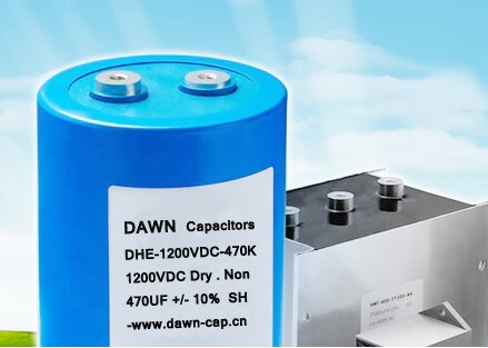 DHE DC support photovoltaic filter capacitor 420UF 470UF 1100V 1200VDC capacitor