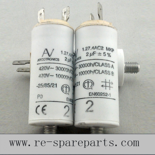 New original]Arcotronics MKP 2uF + 5% motor start capacitor, 1.27.4AC2