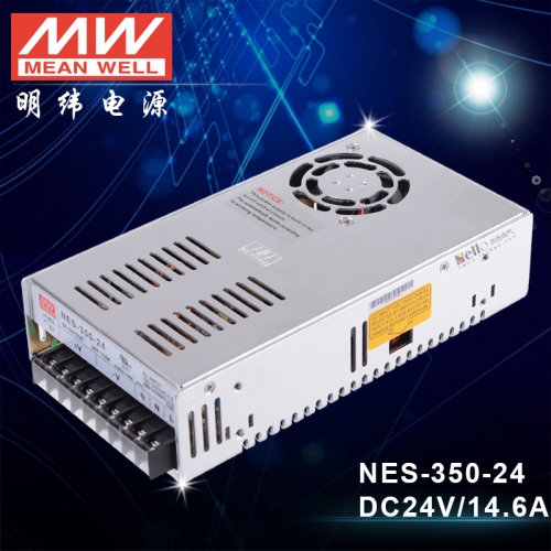 Taiwan meanwell LED switching power supply plate type NES-350-24 350W output 24VDC 14.6A
