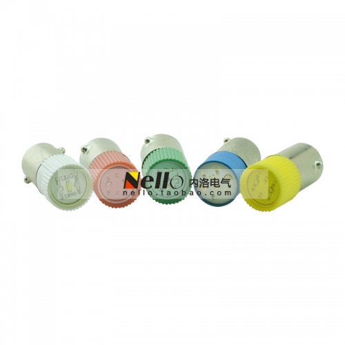 Domestic high-quality 4 core LED beads AC110V AC220V red yellow green blue and white BA9S 9mm bayonet