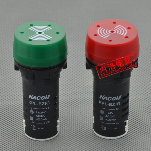 KACON with 22mm integrated with KPL-BZIR KPL-BZIG DC/AC24V intermittent lights buzzer sound