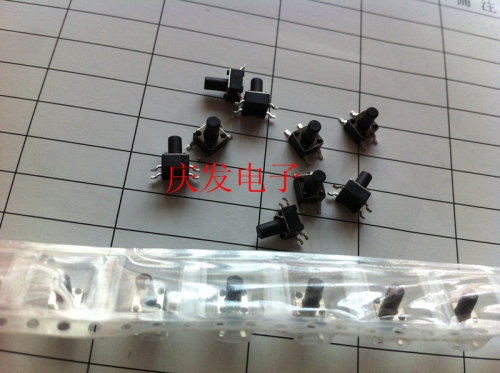 SMD touch switch, 4.5*4.5*7mm key switch, inching, high temperature belt
