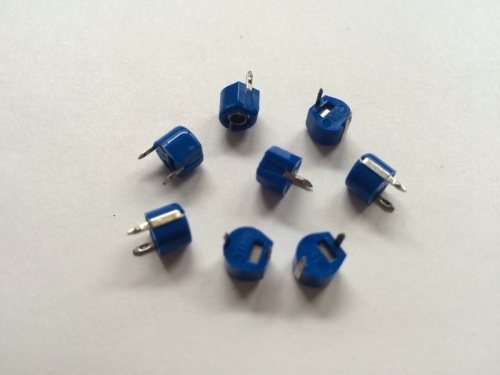 Blue 5PF inline adjustable capacitor diameter 6mm 5pf trimmer capacitor variable capacitor capacity