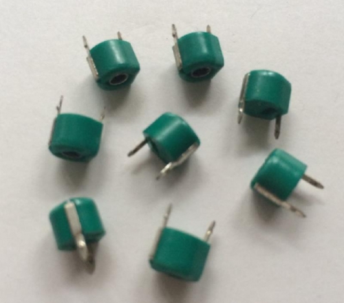 Green 30PF inline adjustable capacitor diameter 6mm 30pf trimmer capacitor variable capacitor capacity