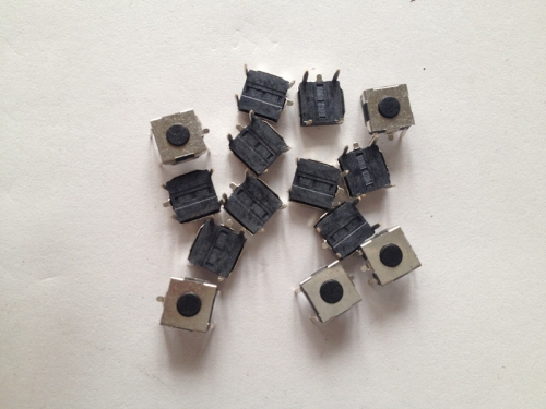 Imported shrapnel, tact switch, key switch, 6X6X2.5mm straight pin, inching switch