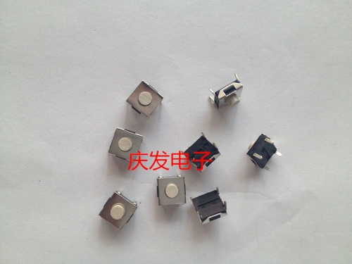 Copper shrapnel original genuine touch switch, key switch, 6X6X3.9mm straight in, 4 point inching switch