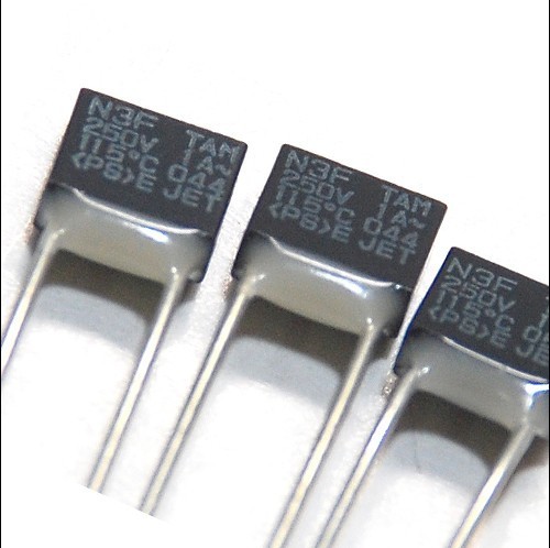 Original Japan TAMURA tin temperature fuse fusible alloy radial type N-F series