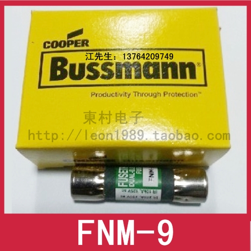 Dr. Cooper, Mann, BUSSMANN, fuse tube, FUSETRON fuse, FNM-9, FNM-8
