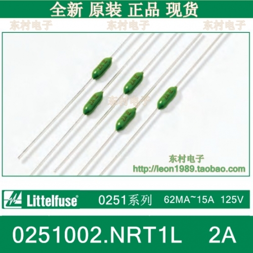 The United States imported Netlon Littelfuse 0251002.NRT1L 2A LF 125V fuse