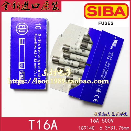 T16A German SIBA fuse 7006565-189140 T16A fuse 500V T10A T8A
