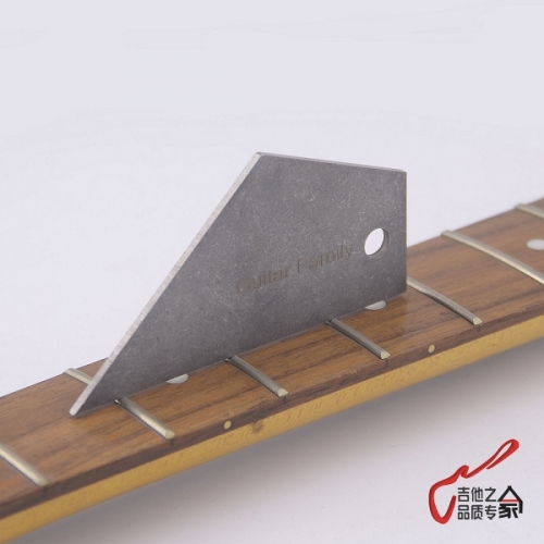 Bass guitar fingerboard neck frets rough gauge for measuring ruler ruler