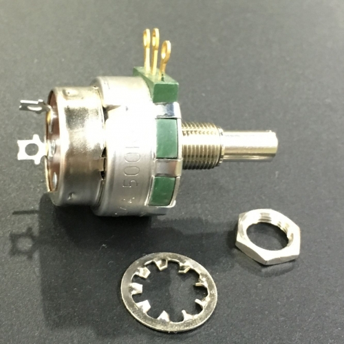 New American RV4NBYSD504A 500KA 1A250VAC plated gold foot potentiometer with switch spot