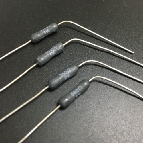 The United States Military Aviation Precision healthcare 560R 2W copper silver pin rare wire wound resistor