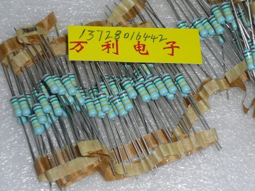 VISHAY American metal film, 0.5W, 1/2W resistors, specifications show goods shelves