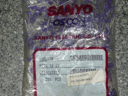 SANYO Japan OS series 10UF 10V three solid copper oxide feet