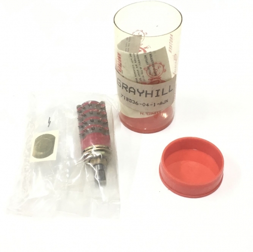 The United States GRAYHILL 71BD36-04-1-AJN four layer, four knives, ten wire precision instrument rotating band switch