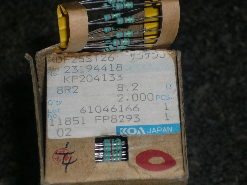 Imported KOA, Japan original 0.25W 1/4W 1% resistance specifications, please consult the spot wholesale