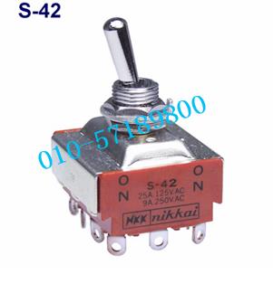 Imported NKK switch, S-42R NKK antistatic switch, S42R high power switch 30A
