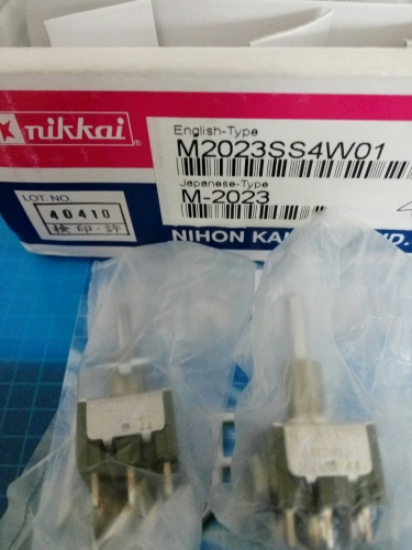 NKK M2012SS4W01 import single toggle switch toggle switch press the switch system