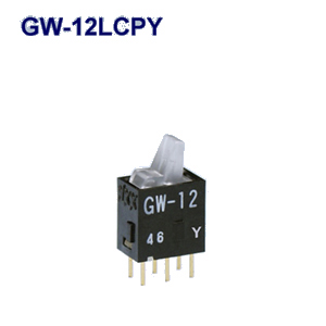 Import GW12LCPY NKK rocker switch switch imported micro switch nikkai switch