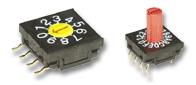 Japanese import switch, NKK rotary switch, FR01FR10H-S 10mmDIP rotary switch
