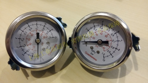 Nuoguan NORGREN panel mounting pressure gauge 18-013-857, imported 18-013-858
