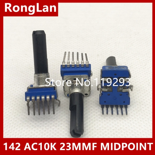 CH 142 vertical double potentiometer AC10K  CA10K B20K C20K with a midpoint of 6 feet long handle 23MMF