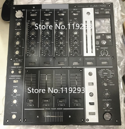 Original DJM700 DJM-700 mixer fader black iron panel vertical cutting panel, big board,small board, clipboard