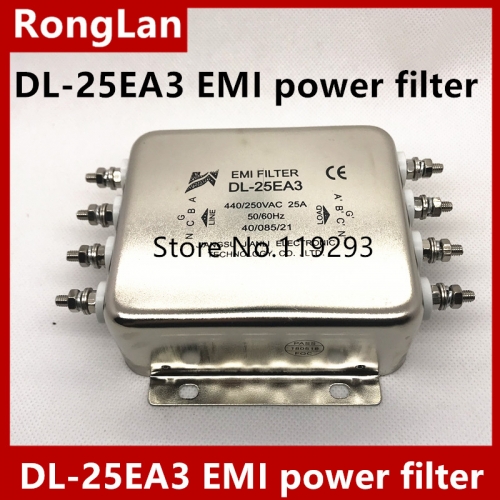 Jianli DL-25EA3 DL-50EA3 DL-30EA3 DL15EA3 DL-20EA3 EMI power filter for three-phase four wire