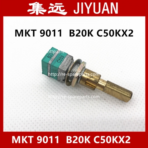 MKT 9011 triple double resistance potentiometer B20K C50KX2