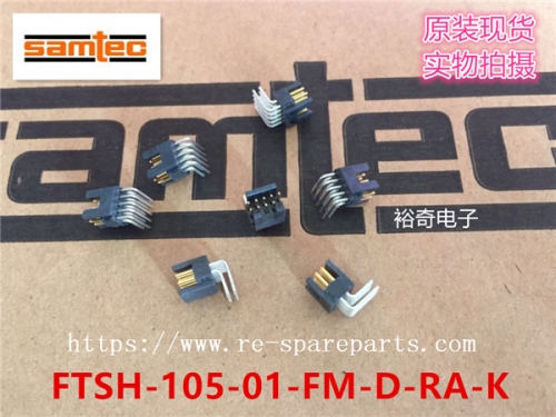 Samtec  FTSH-105-01-FM-D-RA-K Conn Unshrouded Header HDR 10 POS 1.27mm Solder RA Thru-Hole Tube