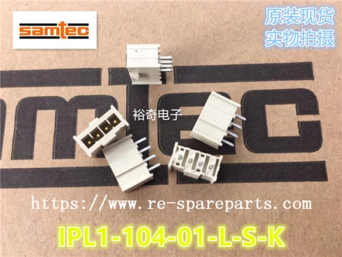 Samtec   IPL1-104-01-L-S-K Conn Mini-Power Terminal Strip HDR 4 POS 2.54mm Solder ST Thru-Hole 4 Terminal 1 Port Tube